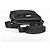 Borsa a spalla in nylon nero e argento autentica BURBERRY bs28161 - vista 10
