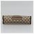 GUCCI GG Supreme Web Sherry Line Clutch Bag PVC Beige Oro 89 01 033 Auth BA4626 - vista 6