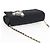 CHANEL Borsa a Spalla Matelassé in Nylon Nera con Catena CC Auth 129738V Nero - vista 6