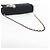 CHANEL Borsa a Spalla Matelassé in Nylon Nera con Catena CC Auth 129738V Nero - vista 7