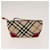 MCM Nova Check Blue Label Key Case Pouch Wallet Canvas Leather 4Set Auth ti3369 Brown Black Beige  - view 3