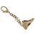 Llave CHANEL metal dorado CC Auth 136338