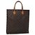 LOUIS VUITTON Bolsa Sac Plat Monogram M51140 LV Auth 136681 Monograma