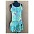 Roberto Cavalli Sommerkleid aus blauer Seide mit Blumenmuster - Ansicht 4