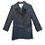 Gabardina corta Burberry London negra de algodón Negro