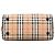 Borsa Boston Burberry in tela beige Haymarket Check - vista 3