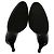 Stuart Weitzman Pumps aus schwarzem Lackleder - Ansicht 8