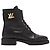 Stivali LV Twist Wonderland Ranger in pelle nera Louis Vuitton