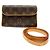 Pochette Florentine Louis Vuitton Marrone Monogramma