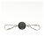 GUCCI Charm metal 3Set Nero Argento Auth 133446 - vista 10