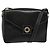 Céline Borsa a Spalla in Pelle Nera e Oro Auth 137436 Nero D'oro