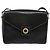 Céline Borsa a Spalla in Pelle Nera e Oro Auth 137436 Nero D'oro - vista 13