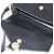 Céline Borsa a Spalla in Pelle Nera e Oro Auth 137436 Nero D'oro - vista 9
