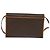 Céline Borsa a Spalla in Tela Macadam CELINE in Pelle PVC Marrone Oro Auth 137130 D'oro - vista 2
