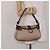 Borsa a mano Gancini in tela beige e argento di Salvatore Ferragamo Auth bs28514 - vista 20