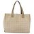 CHANEL Nuova Borsa Tote da Viaggio Nylon Beige Oro CC Auth ti3357 D'oro - vista 2