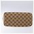 Borsa a Spalla Gancini Salvatore Ferragamo in Tela Beige Oro Auth 133373 - vista 5