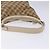 Borsa a Spalla Gancini Salvatore Ferragamo in Tela Beige Oro Auth 133373 - vista 7