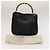 Borsa a mano in pelle Gucci Bamboo 2way Nera Oro 001 1638 Auth sw1242 Nero D'oro - vista 12