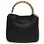 Borsa a mano in pelle Gucci Bamboo 2way Nera Oro 001 1638 Auth sw1242 Nero D'oro - vista 13