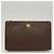Céline CELINE Macadam Canvas Pouch Clutch Bag 2 Set Brown Auth yk18950 Castaño - vista 11