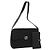Bolsa de ombro acolchoada BALLY de couro 2 Set Black Auth BA4826 Preto