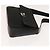 Bolsa de ombro acolchoada BALLY de couro 2 Set Black Auth BA4826 Preto - vista 4