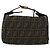 FENDI Zucca Canvas Kosmetiktasche Schwarz Braun Auth 136971 - Ansicht 2