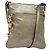 LOEWE Anagram Schultertasche aus Leder Gold Auth bs28517 Golden