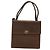 Borsa a mano in pelle Gancini 2 in 1 Salvatore Ferragamo marrone oro Auth BA4475 - vista 13