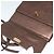 Borsa a mano in pelle Gancini 2 in 1 Salvatore Ferragamo marrone oro Auth BA4475 - vista 19