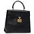 Borsa a mano GUCCI in pelle blu navy e oro 000 1274 0192 Auth ep10091 D'oro