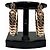 Orecchini a cerchio Fendi Baguette 8AG992 - vista 3
