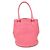 Borsa in pelle Intrecciato di Bottega Veneta Rosa