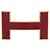 Hermès HERMES Accessory Single Buckle / Red Metal Belt Buckle - 102846