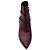 Valentino Bordeaux / Gold Rockstud genarbte Lederstiefel - Ansicht 4
