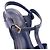 SAINT LAURENT - Sandali con piattaforma Tribute Saint Laurent in pelle blu navy (T38.5) - vista 5