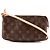 LOUIS VUITTON - Pochette Accessoires Louis Vuitton aus beschichtetem Monogramm-Canvas