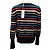 Akris Punto Black Multi Striped Wool Knit Pullover Sweater - view 3