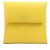 Monedero de cuero Bastia de Hermès Amarillo
