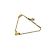 Louis Vuitton Gold Charm Bracelet Golden - view 3