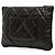 Clutch Chanel 19 O in pelle di capra nera grande Nero - vista 2
