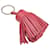 Hermès Pink Milo Lambskin Carmen Key Ring  - view 1
