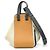 Borsa a mano in pelle Hammock Small di Loewe Marrone Nero Grigio