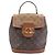 Louis Vuitton Monogram Reverse Dauphine Rucksack Braun Monogramm