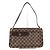 Borsa a Spalla Damier Aubergine Louis Vuitton Marrone Damier ebene