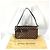 Borsa a Spalla Damier Aubergine Louis Vuitton Marrone Damier ebene - vista 17