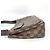 Borsa a Spalla Damier Aubergine Louis Vuitton Marrone Damier ebene - vista 3