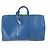 Borsa da viaggio Keepall 45 in pelle Epi Louis Vuitton Blu