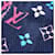 Louis Vuitton Monogram Echarpe Logomania Rainbow Scarf Pink Navy blue - vue 4